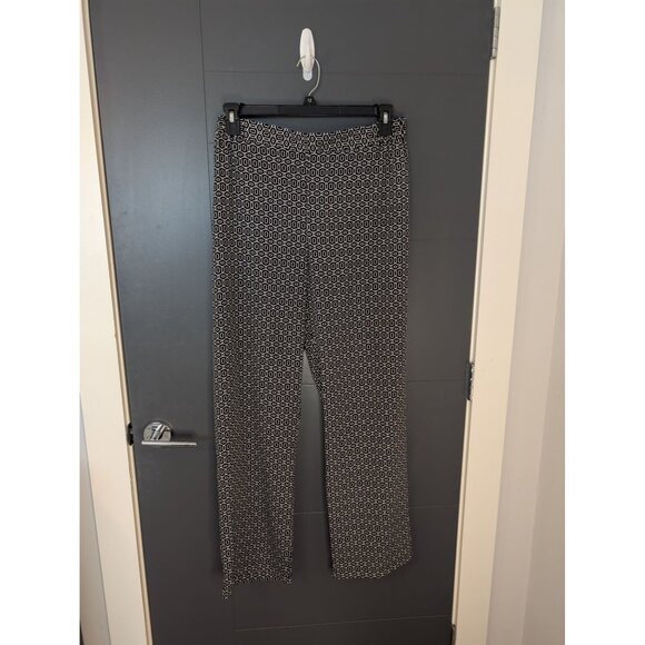 Christian Siriano Runway Style Black and White Geometric‎ Print Pull-On Pants XL - Picture 1 of 10